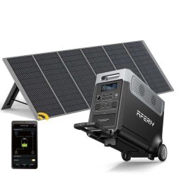 Estación de energía AFERIY AF-P310 3840Wh 5 puertos AC y 8 puertos DC/USB Batería LiFePO4 Carga rápida y UPS