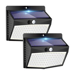 Luz Solar LED 368 con Sensor de Movimiento Autrucker IP65 para Exterior