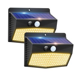 Luz Solar LED 368 con Sensor de Movimiento Autrucker IP65