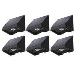 Pack 6 Luces Solares Led Impermeables Autrucker Luz Blanca Cálida