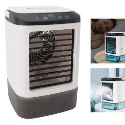 Mini Ventilador USB Autrucker con Humidificador y Niebla para Escritorio y Coche