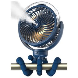 Mini Ventilador Autrucker Portátil 6000 mAh 3 Velocidades Nebulizador Silencioso con Luz LED