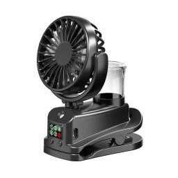 Mini Ventilador Autrucker Portátil 1W 4 Velocidades Humidificador Clip 360° Batería 1200mAh