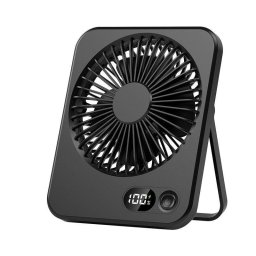 Mini Ventilador Autrucker USB 3600mAh 5 Velocidades Silencioso Pantalla LED Inalámbrico Portátil