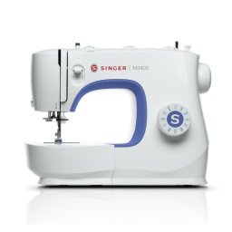 Máquina de coser Singer M3405 Azul y Blanco Mecánica 23 puntadas