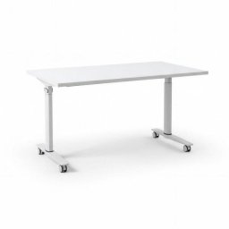 Mesa Spacio FlexiMove Plegable y Volteable 1200x600x755mm Blanco Mate