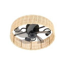 Ventilador de Techo con Luz FARELEK Alyzia 20W 40cm 6 Velocidades Motor DC Mando Temporizador Función Invierno