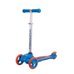 Patinete HUDORA Flitzkids 2.0 3 ruedas 50 kg Azul ruedas 120 mm ajustable