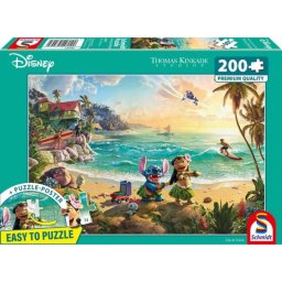 Puzzle Schmidt Spiele 200 piezas Thomas Kinkade Studios Disney Lilo & Stitch
