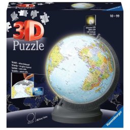 Puzzle 3D Ravensburger Globo con luz 540 piezas