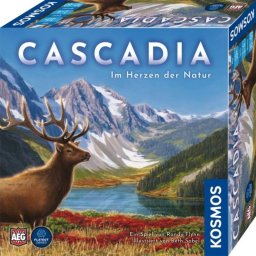 Juego de cartas Kosmos Cascadia, familiar y estratégico para 1-4 jugadores