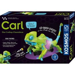 Kit de experimentos KOSMOS Carl el camaleón de la codificación Biología 8 años