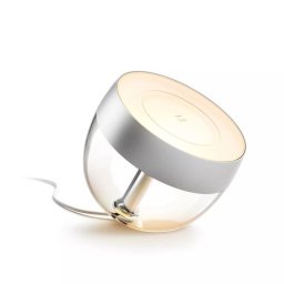 Lámpara de mesa inteligente Philips Hue Iris plata edición especial