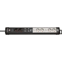 Regleta Brennenstuhl Connect Premium-Line 6 Tomas con Interruptor y Protección