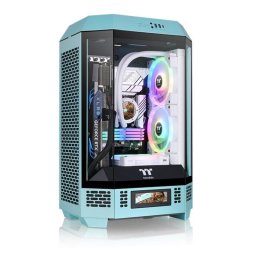 Caja PC Thermaltake 300 Turquoise Micro Torre ATX