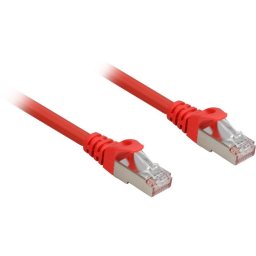 Cable de red Sharkoon Cat.6a SFTP 1 m Rojo