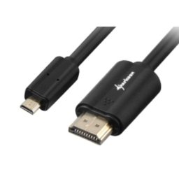 Cable HDMI/Micro HDMI Sharkoon 1,5 m Negro 4K 3D