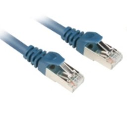 Cable de red Sharkoon Cat.6 S/FTP 0,25 m azul