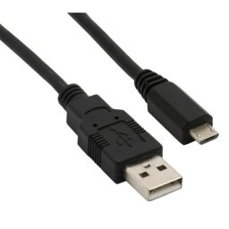 Cable USB Sharkoon 0,5 m USB 2.0 A a Micro-USB B Negro