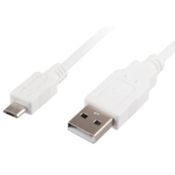 Cable USB Sharkoon 1,5 m Micro-USB 2.0 a USB-A Blanco