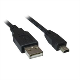 Cable USB Sharkoon 1 m USB A a Mini-USB B USB 2.0 Negro