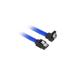 Cable SATA III Sharkoon 0,3 m Negro/Macho-Macho Azul Instalación flexible