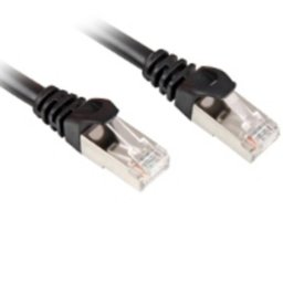 Cable de red Sharkoon Cat.6 S/FTP 0,25 m Negro