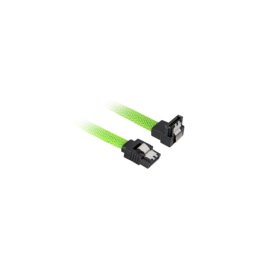 Cable SATA III Sharkoon Macho/Macho 0,45 m Verde/Negro conexión segura