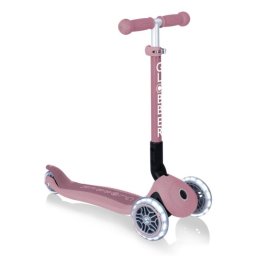 Patinete infantil Globber Junior plegable 3 ruedas luces Berry 50 kg