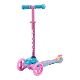 Patinete HUDORA Flitzkids 2.0 3 ruedas 50 kg Manillar ajustable Azul/Rosa