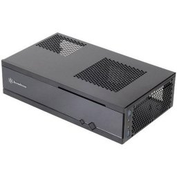 Caja HTPC SilverStone ML05 Mini-ITX Metal Negro USB 3.2 Gen 1 Audio