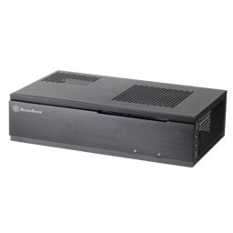 Carcasa SilverStone SST-ML06B Mini-ITX negra con aluminio y soporte SFX
