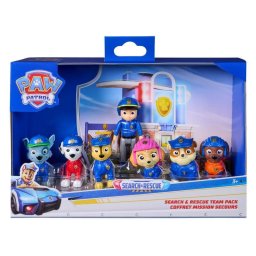 Figuras de acción PAW Patrol Patrulla Canina Pack 7 Figuras de Rescate Search & Rescue