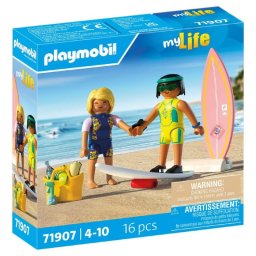 Figura Playmobil My Life Pequeña Escuela de Surf Multicolor