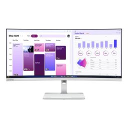 Monitor Lenovo L34W-4C 34" UltraWide Quad HD 120Hz VA Curvo FreeSync Premium Ajuste de altura