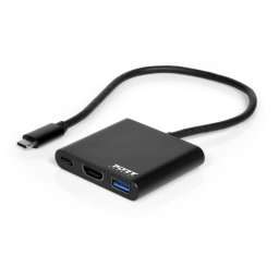 Base para portátiles Port Designs PORT Connect 900140 USB-C 4K Ultra HD 60W
