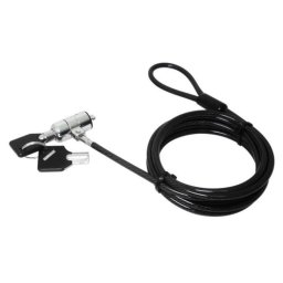 Cable antirrobo DLH DY-CS3310 1,8 m con llave negro