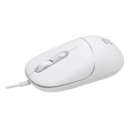Ratón MCL XWH-WMO2-83 Ambidextro USB Type-A + USB Type-C 6400 DPI Plata Blanco