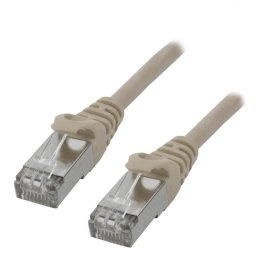 Cable de red MCL Cat6a F/UTP 0,5 m RJ-45 a RJ-45 Gris