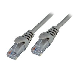 Cable de red MCL Cat6 U/UTP 1 m Gris RJ-45