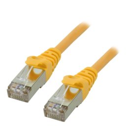 Cable de red MCL Cat6 1 m amarillo blindado F/UTP
