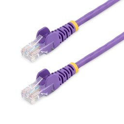 Cable de red StarTech Cat5e UTP 10 m púrpura RJ45 sin enganches