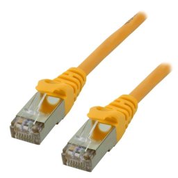 Cable de red MCL Cat6a S/FTP 0,3 m amarillo RJ-45 a RJ-45