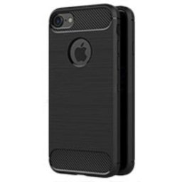 Funda para móvil DLH DY-PS3513 silicona negra cover para iPhone 7 y iPhone 8