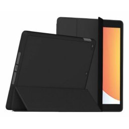 Funda Folio para iPad 10.2" MW, Compatibilidad Apple iPad 10.2 (2019/20/21 - 7/8/9ª gen), Color Negro