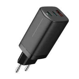 Cargador DLH DY-AI4800 65W GaN 2 Puertos USB-C y 1 USB-A para Portátil y Móvil