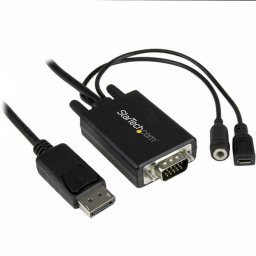 Cable Adaptador DisplayPort a VGA con Audio de 3 m StarTech