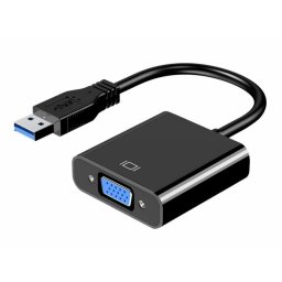 Adaptador gráfico USB a VGA DLH DY-TU4988 1920x1200 Negro