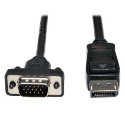 Cable adaptador DisplayPort a VGA Tripp Lite P581-006-VGA-V2 1,8 m Negro