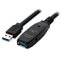 Cable USB 3.0 MCL 10 m Negro Extensión Activa 2,5 Gbit/s